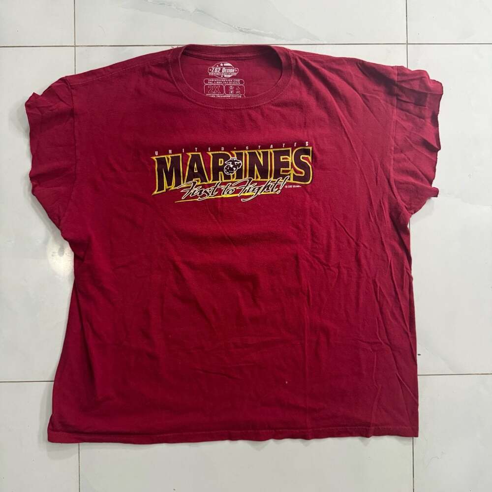 7.62 Design United States Marines First to Fight T-Shirt